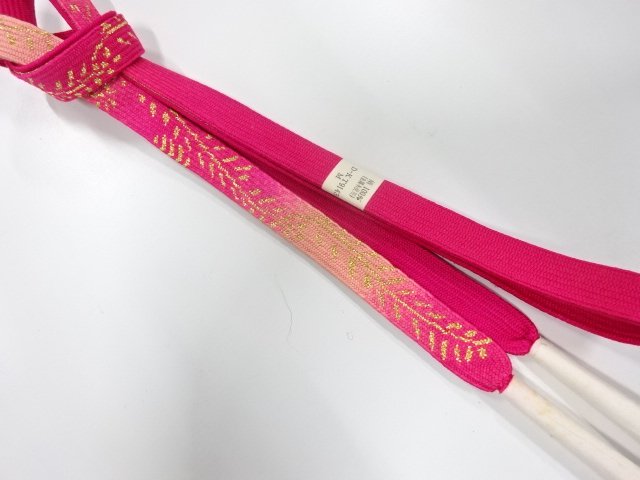 未使用品　正絹　手組帯締め